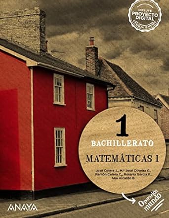 Libro de texto de matemáticas de bachillerato